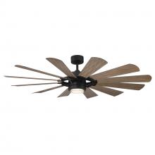 Modern Forms US - Fans Only FR-W2201-65L35MBBW - Wyndmill Downrod ceiling fan