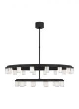 Visual Comfort & Co. Modern Collection KWCH19727B - The Esfera Two Tier X-Large 28-Light Damp Rated Integrated Dimmable LED Ceiling Chandelier