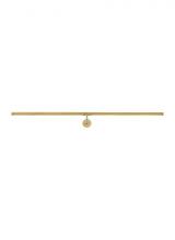 Visual Comfort & Co. Modern Collection 700PLUD30NB-LED930 - Modern Plural Dome dimmable LED 30 Picture Light in a Natural Brass/Gold Colored finish