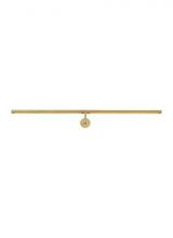 Visual Comfort & Co. Modern Collection 700PLUD24NB-LED927 - Modern Plural Dome dimmable LED 24 Picture Light in a Natural Brass/Gold Colored finish