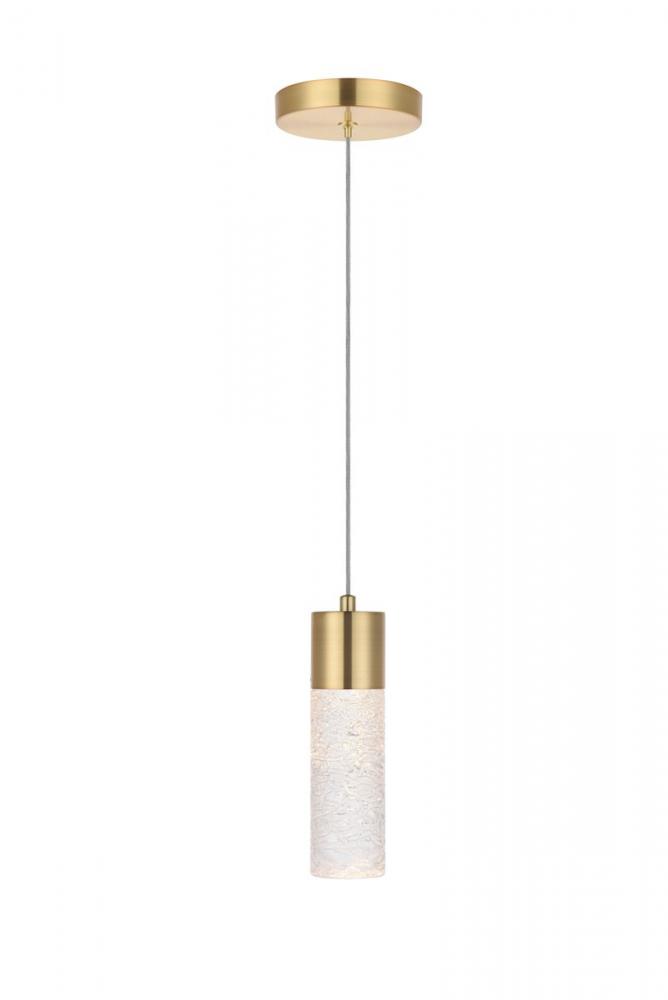 Constellation 1 Light Gold LED Pendant