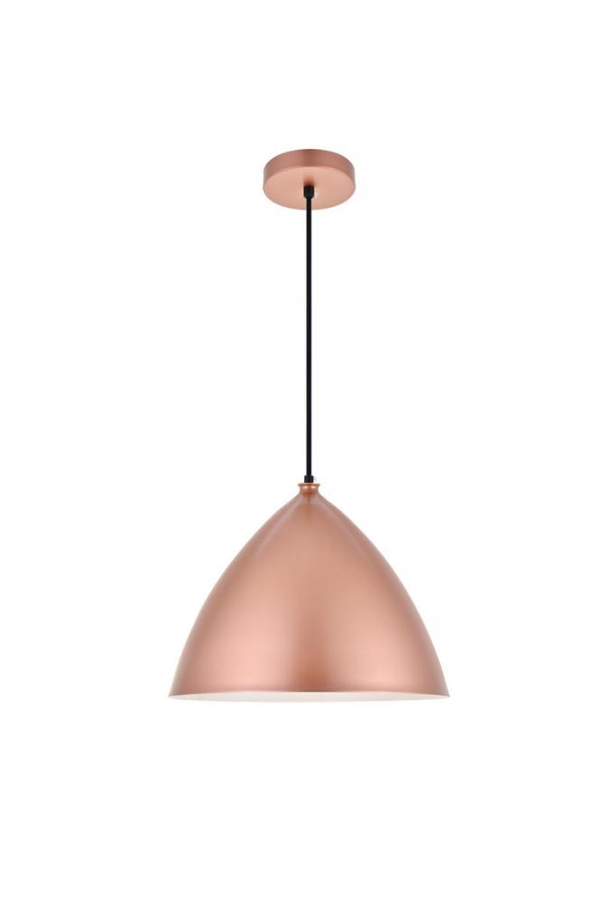 Kenneth 1 Light Honey Gold Pendant