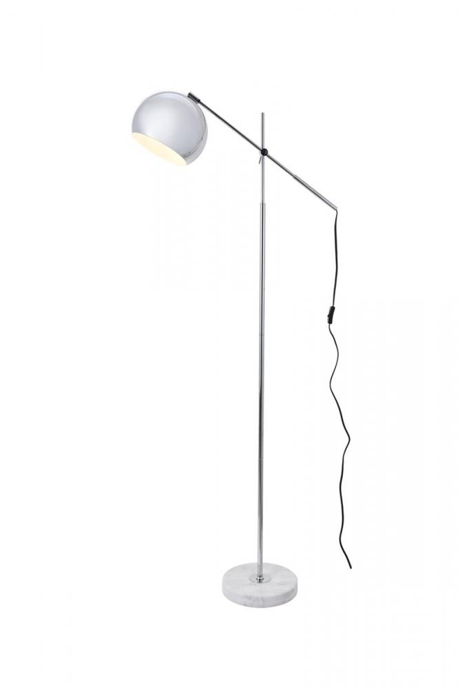 Aperture 1 Light Chrome Floor Lamp