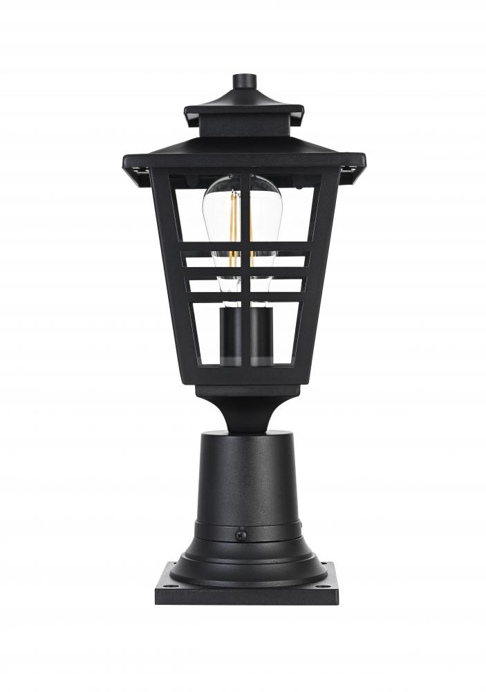 Macon 7 inch Outdoor Pendant in Black