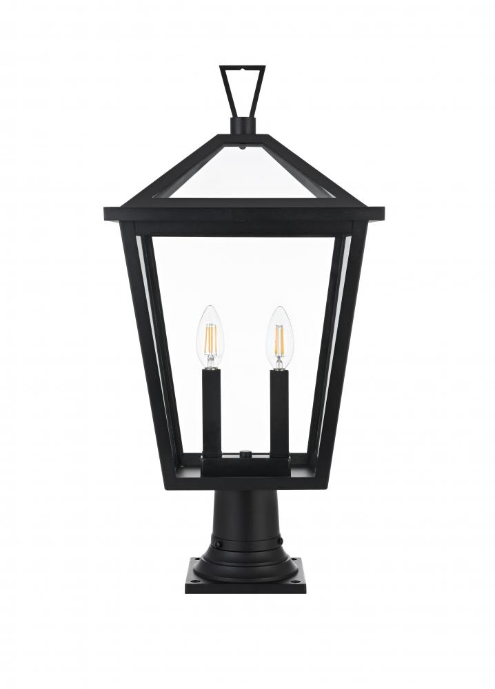 Frankford 7 inch Outdoor Pendant in Black