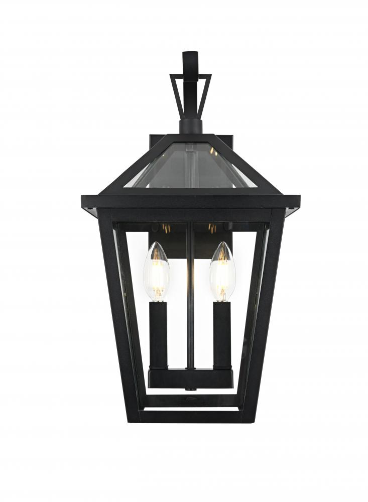 Frankford 7 inch Outdoor Pendant in Black