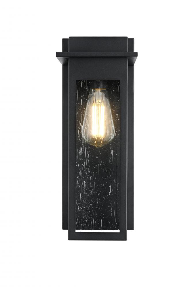 Dunton 7 inch Outdoor Pendant in Black