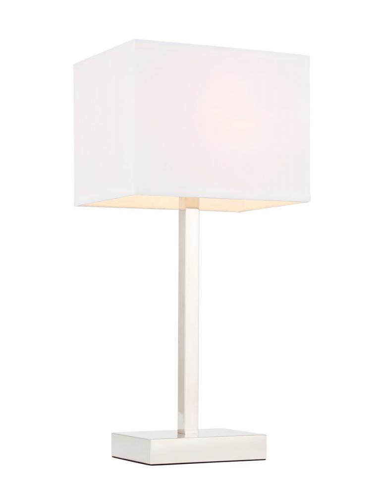Katherina 1 Light Polished Nickel Table Lamp