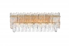 Elegant 1780W19SG - Emilia 19 inch Wall Sconce in Satin Gold