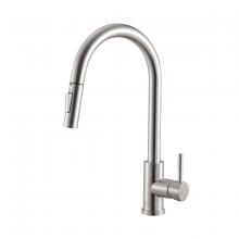 Elegant FAK-302BNK - Kitchen Faucet 4 17/64" × 1‘ 4-5/32"  × 10 23/64" brushed nickel