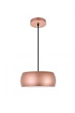 Elegant LD2411HG - Flynn 2 Light Honey Gold Pendant