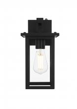 Elegant OD324W12BK - Venango 7 inch Outdoor Pendant in Black