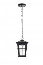 Elegant OD337H11BK - Bodine 7 inch Outdoor Pendant in Black