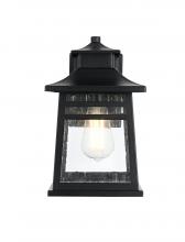 Elegant OD352W12BK - Bambrey 7 inch Outdoor Pendant in Black