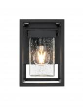 Elegant OD366W9BK - Morse 7 inch Outdoor Pendant in Black