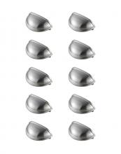 Elegant PL3002-NK-10PK - Atticus 3" Center to Center Brushed Nickel Cup Bar Pull Multipack (set of 10)