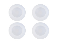 Elegant R510MKDK-4PK - 5 inch 3000K-5000K Selectable 10W 600 lumens disk light in white pack of 4