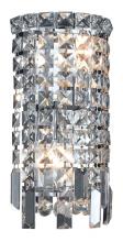Elegant V2031W6C/RC - MaxIme 2 Light Chrome Wall Sconce Clear Royal Cut Crystal