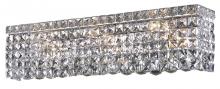 Elegant V2033W26C/RC - MaxIme 6 Light Chrome Wall Sconce Clear Royal Cut Crystal