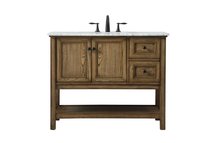 Elegant VF27042DW - 42 inch Single bathroom vanity in driftwood