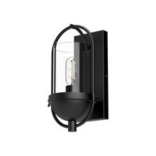 Alora Lighting WV539007MBCL - Cyrus 7-in Clear Glass/Matte Black 1 Light Wall/Vanity