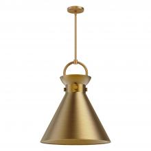 Alora Lighting PD412018AG - Emerson 18-in Aged Gold 1 Light Pendant