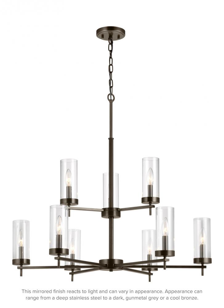 Zire Nine Light Chandelier