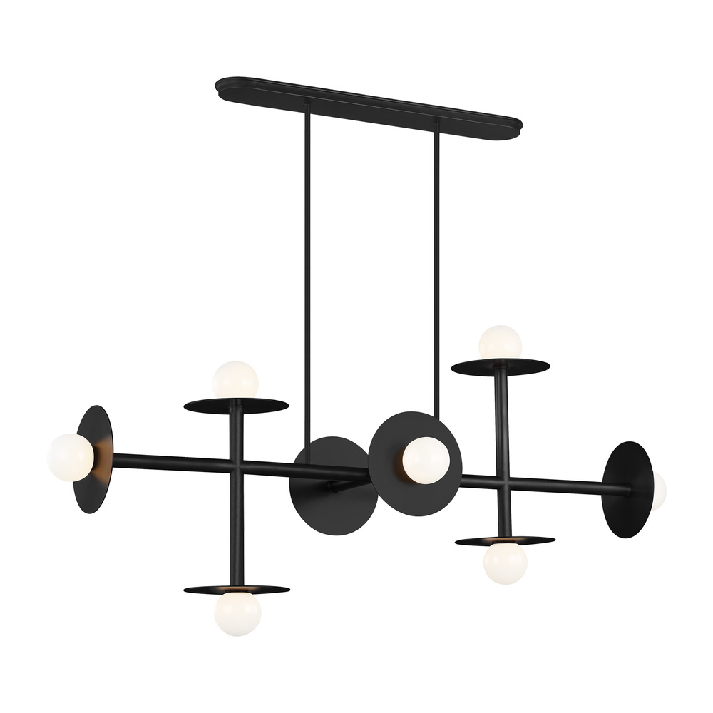 Nodes Large Linear Chandelier