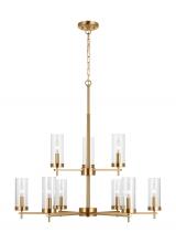 Visual Comfort & Co. Studio Collection 3190309EN-848 - Zire Nine Light Chandelier