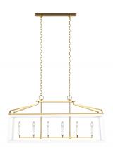 Visual Comfort & Co. Studio Collection CC1586MWTBBS - Linear Lantern