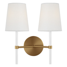 Visual Comfort & Co. Studio Collection KSW1102BBSGW - Monroe Double Sconce