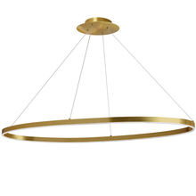 Dainolite CIR-4463C-AGB - 63W Horizontal Chandelier, Aged Brass with White Acrylic Diffuser