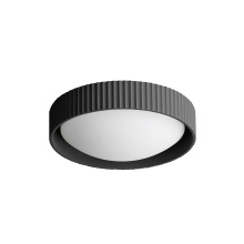 Dainolite FBN-1330LEDFH-MB - 30W Flush Mount, Matte Black 3 Colour Change Temperature