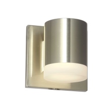 Dainolite WLS-57LEDW-AGB - 7W Wall Sconce, Aged Brass w/ Frosted Acrylic Diffuser