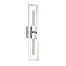 Dainolite WTS-222W-PC - 2LT Incandescent Wall Sconce, PC