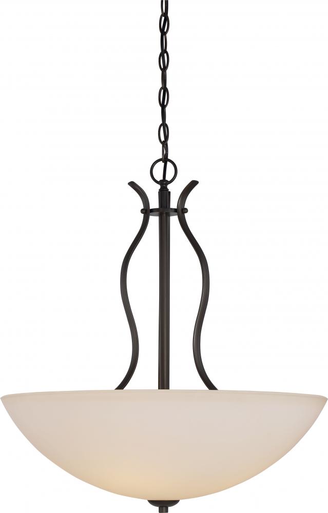 Dillard - 4 Light Pendant with White Glass