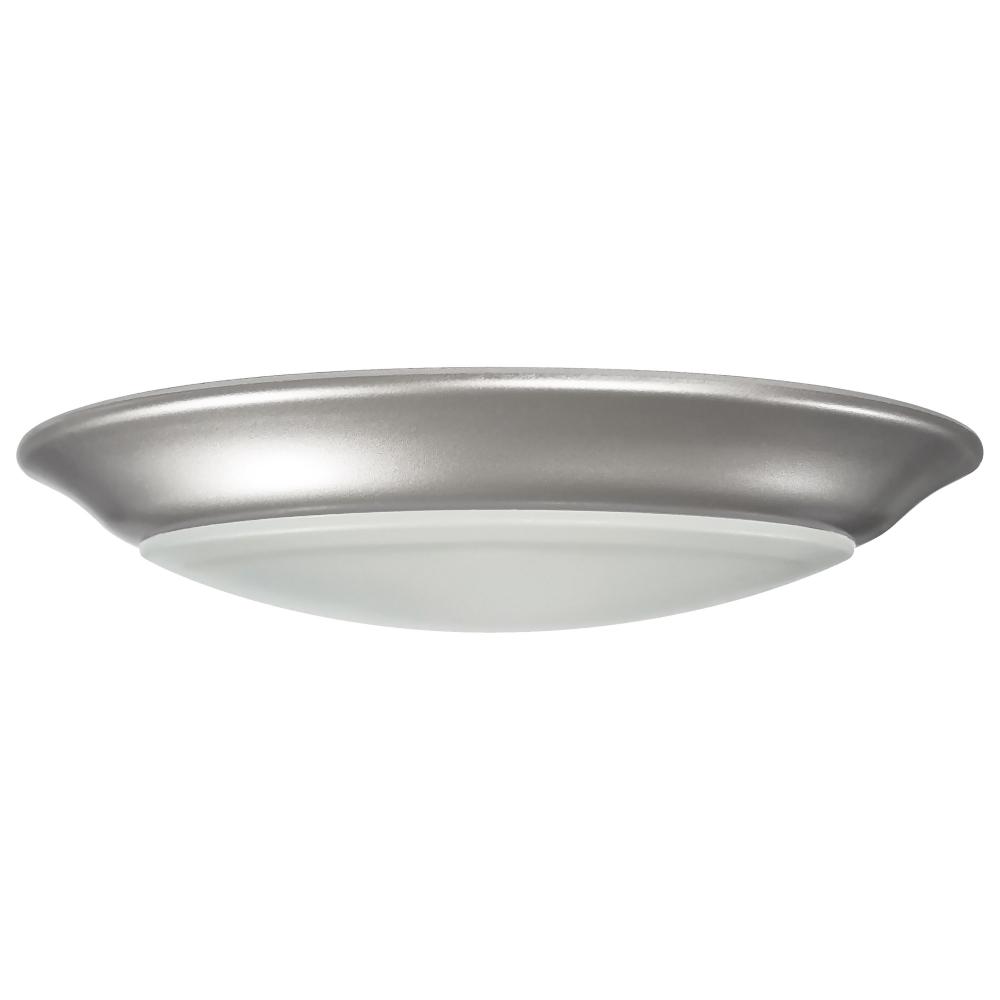 7 inch; LED Disk Light; 5000K; 6 Unit Contractor Pack; Brushed Nickel Finish