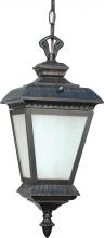 Nuvo 60/2524 - Charter ES; 2 Light; Hanging Lantern with White Water Glass; Lamp Included