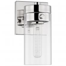 Nuvo 60/7631 - Intersection; 1 Light; Vanity; Polished Nickel with Clear Glass