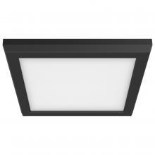 Nuvo 62/1715 - Blink Pro - 11W; 7in; LED Fixture; CCT Selectable; Square Shape; Black Finish; 120V