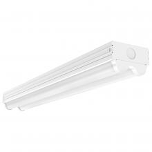 Nuvo 65/1070 - 2 foot; 20 watt; LED Double Light Strip Fixture; 2200 lumens; 4000K; 120-277V; White Finish