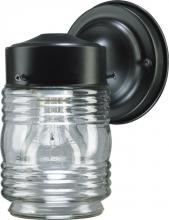 Quorum 5010-15 - 1LT Jelly Jar W - MNT - BK