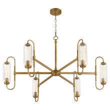 Quorum 6015-6-47 - WHITMIRE 6LT CHANDELIER - BRB