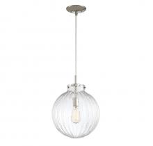 Savoy House Meridian M70068PN - 1-Light Mini Pendant in Polished Nickel
