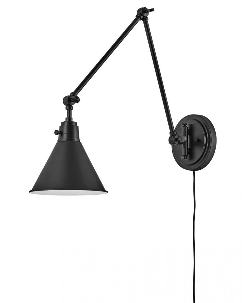 Medium Swing Arm Single Light Sconce