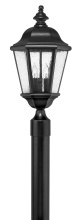 Hinkley 1671BK-LV - Large Post Top or Pier Mount Lantern 12v