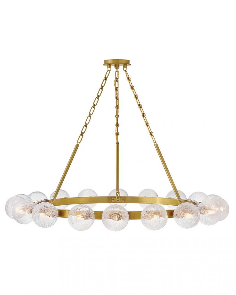 Large Single Tier Chandelier