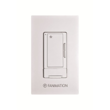 Fanimation WR505WH - Ceiling Fan Wall Control with Receiver - 3 Speed Fan - White