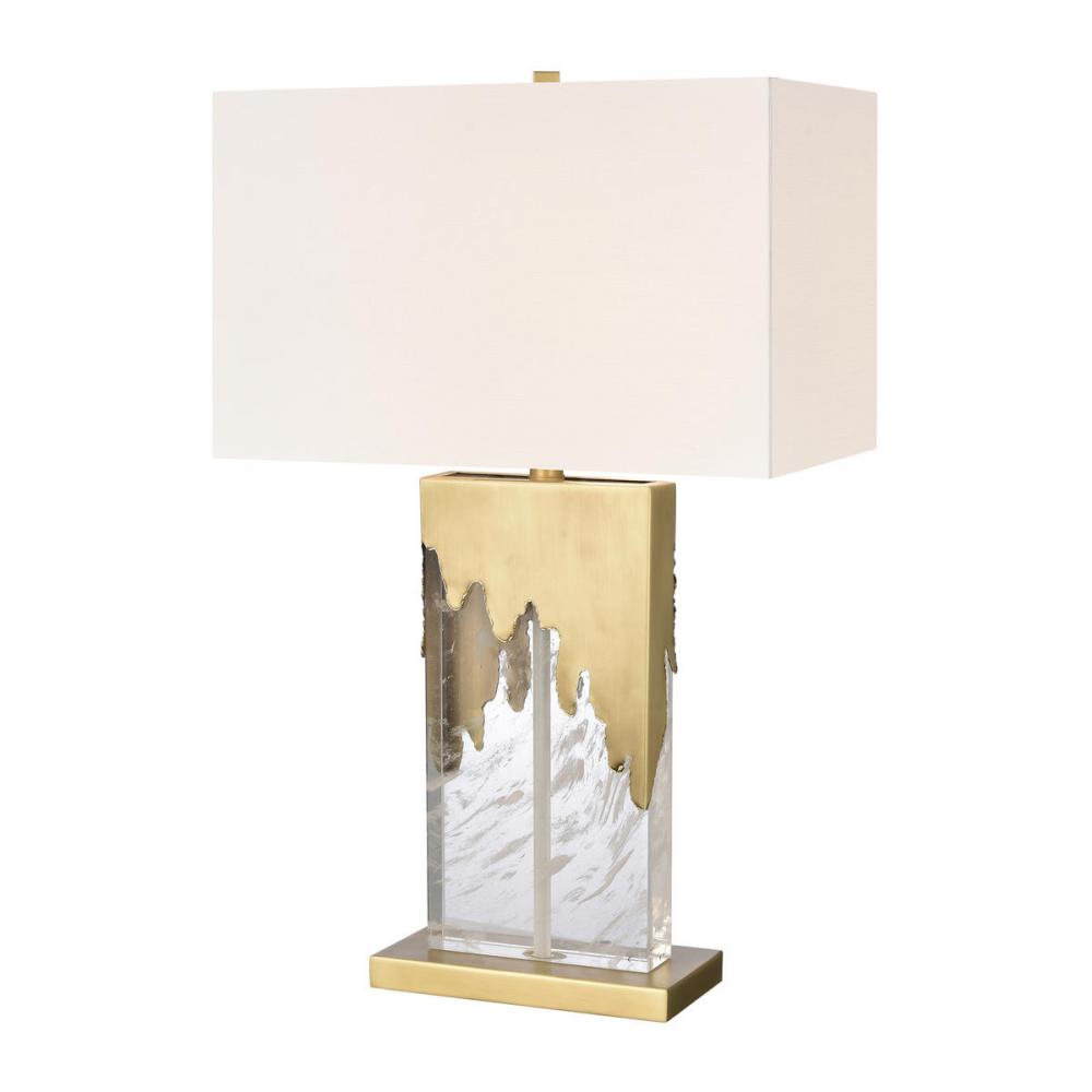 Custom Blend 28'' High 1-Light Table Lamp - Clear