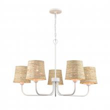 ELK Home 32457/5 - Abaca 34'' Wide 5-Light Chandelier - Textured White